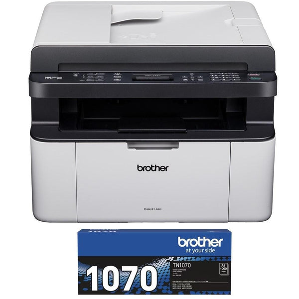 Brother MFC-1810 Mono Laser Printer Multi-Function Centre A4 Value Pack Scan/Copy/Fax Light Grey MFC-1810VP - SuperOffice