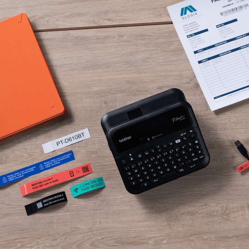 Brother PT-D610BT P Touch Label Maker Labeller PT-D610BT - SuperOffice