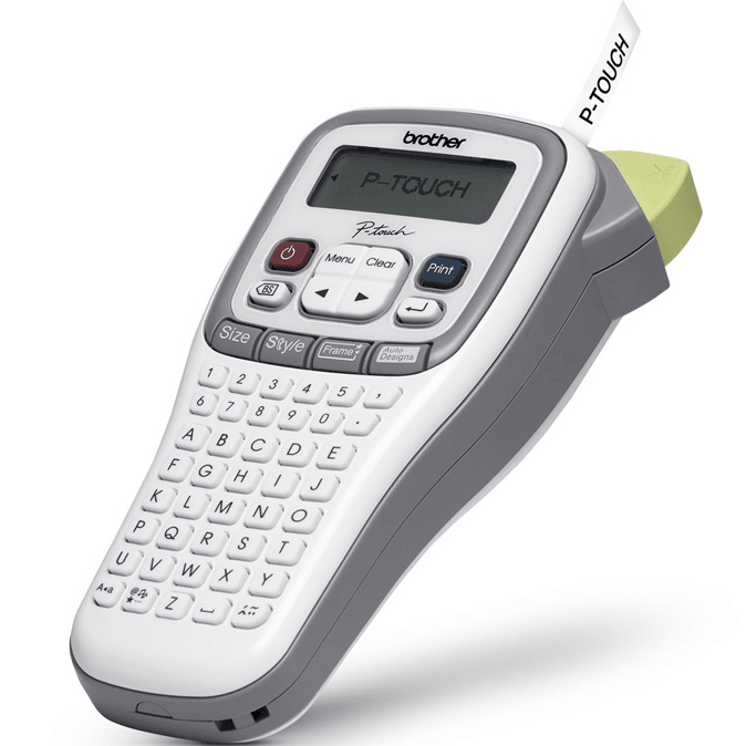 Brother PT-H105 P-Touch Label Printer Machine PT-H105-WHITE - SuperOffice