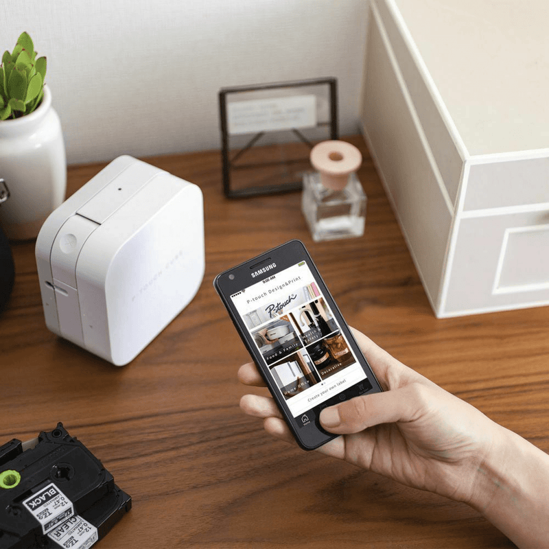 Brother PT-P300BT P-Touch Smartphone Labeller Label Printer Bluetooth PTP300BT - SuperOffice