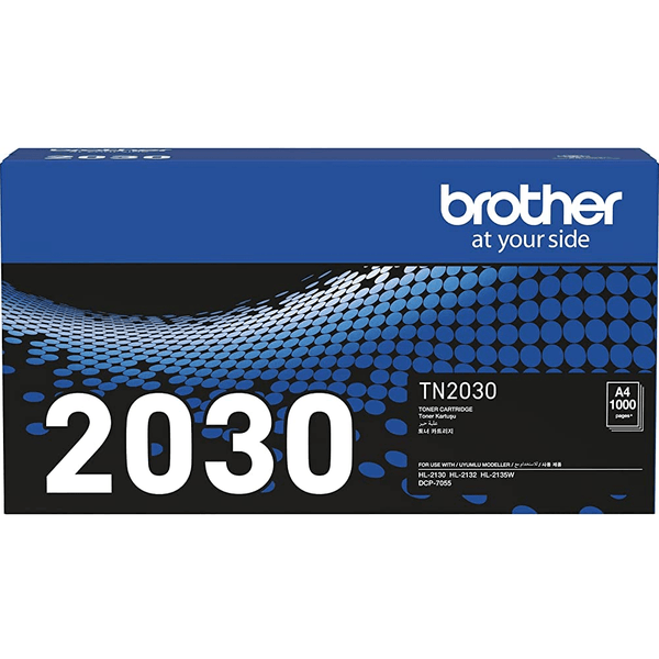 Brother TN-2030 Toner Ink Cartridge Black Genuine Original TN2030 TN-2030 - SuperOffice