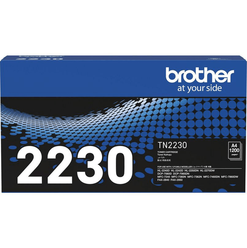 Brother TN-2230 Toner Ink Cartridge Black Genuine Original 3 Pack TN-2230 (3 Pack) - SuperOffice