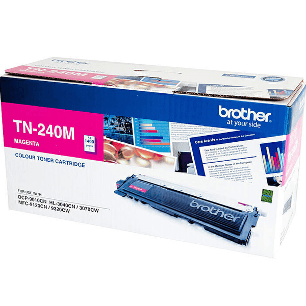 Brother TN-240M Toner Ink Cartridge Magenta TN240 Genuine Original TN-240M - SuperOffice
