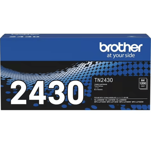 Brother TN-2430 Toner Ink Cartridge Printer Original Genuine TN2430 TN-2430 - SuperOffice
