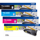 Brother TN-349 Toner Ink Cartridge Set Black/Cyan/Yellow/Magenta TN349 Genuine Original TN-349 Set - SuperOffice