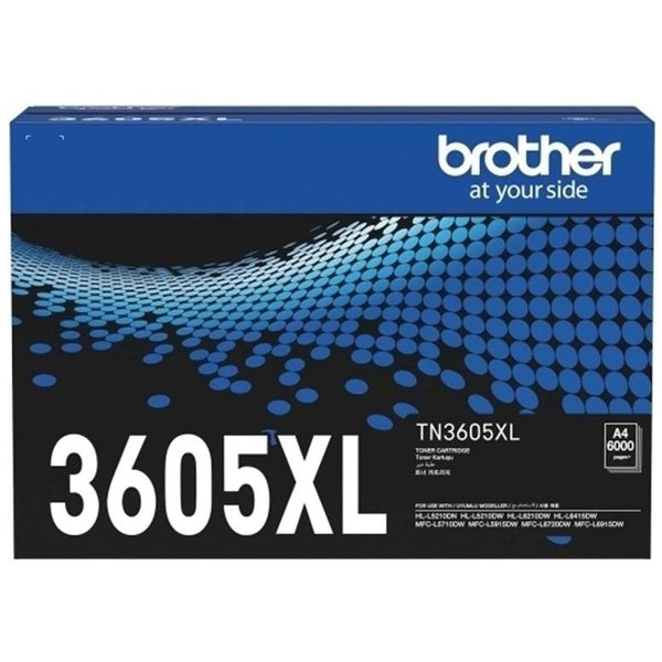 Brother TN-3605XL Toner Ink Cartridge Genuine Original Black TN3605XL TN-3605XL - SuperOffice