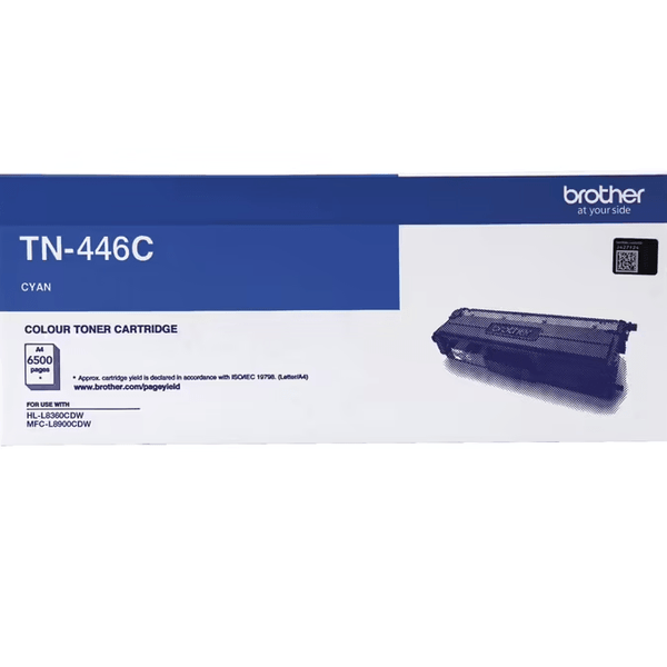 Brother TN-446 Toner Ink Cartridge Super High Yield Cyan TN446 Genuine Original TN-446C - SuperOffice