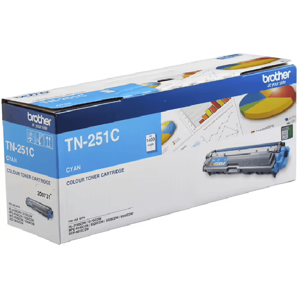 Brother TN251 Toner Ink Cartridge Cyan Genuine TN-251C TN-251C - SuperOffice