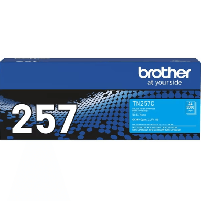 Brother TN257 Toner Ink Cartridge Cyan Genuine TN-257C TN-257C - SuperOffice