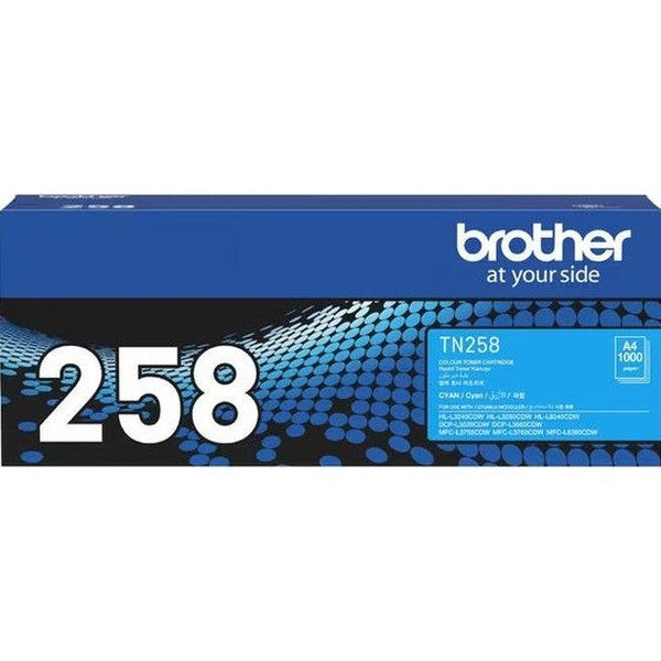 Brother TN258 Ink Toner Cartridge Cyan TN-258C Genuine Original TN258C - SuperOffice