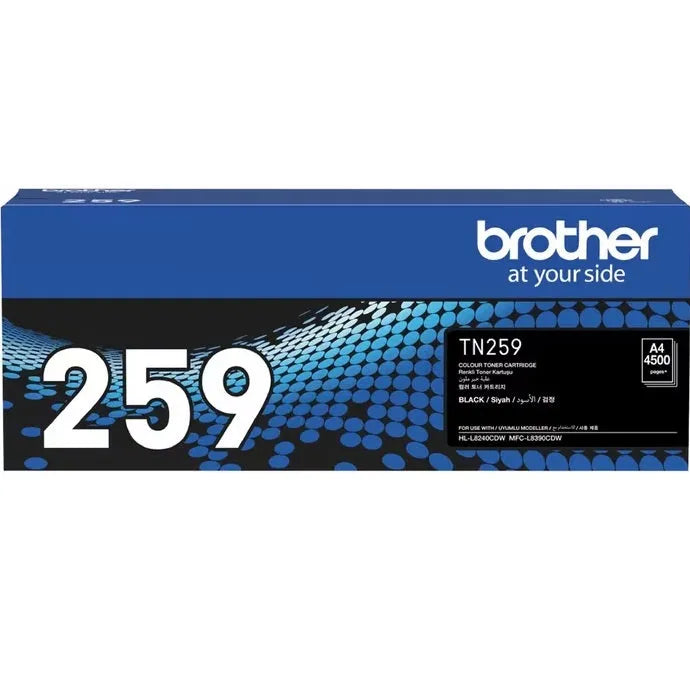 Brother TN259 Ink Toner Cartridge Black/Cyan/Magenta/Yellow Set TN-259 TN-259 Set - SuperOffice