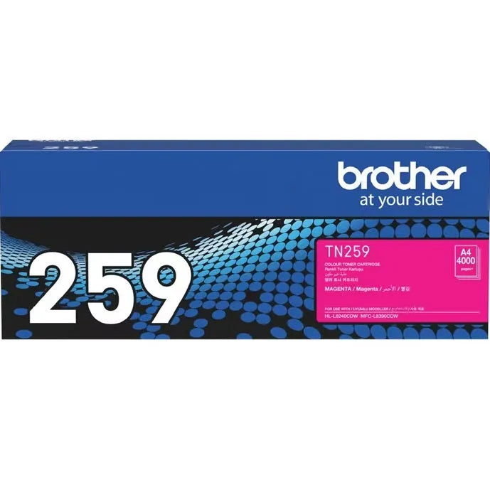 Brother TN259 Ink Toner Cartridge Black/Cyan/Magenta/Yellow Set TN-259 TN-259 Set - SuperOffice