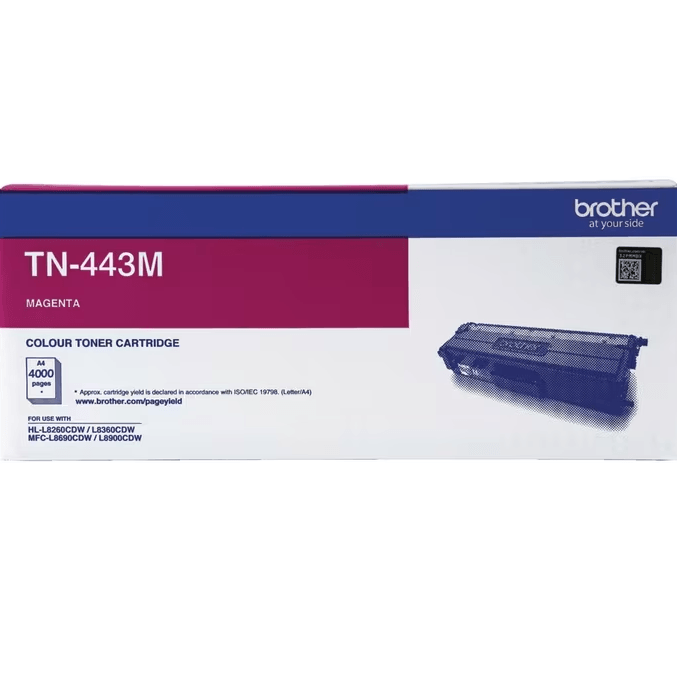 Brother TN443 Toner Ink Cartridge Genuine High Yield Black/Magenta/Cyan/Yellow Set TN-443 Set - SuperOffice