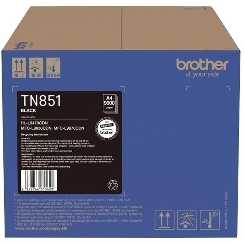 Brother TN851 Toner Ink Cartridge Set Black/Cyan/Yellow/Magenta TN-851 Genuine Original TN-851 Set - SuperOffice