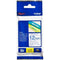 Brother Tze-133 Laminated Labelling Tape 12Mm Blue On Clear TZe133 - SuperOffice