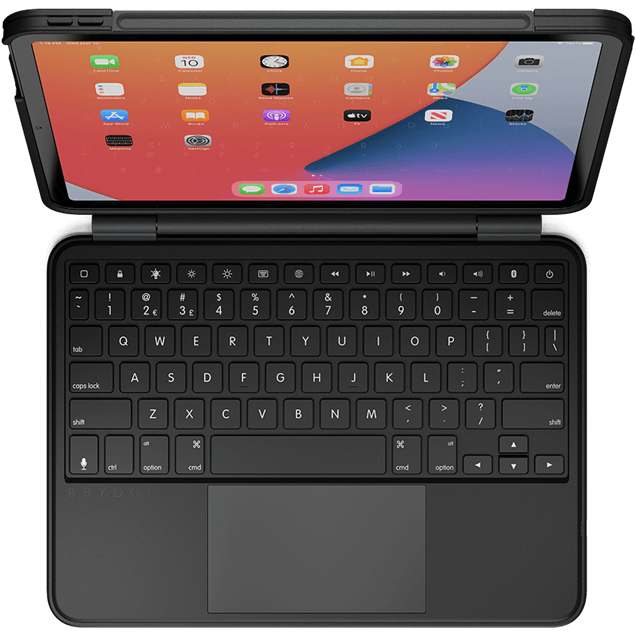 Brydge Air MAX+ Magnetic Keyboard Trackpad Case iPad Air 4th / Pro 3rd Gen Black BRY4022 - SuperOffice