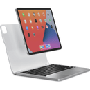 Brydge MAX+ Magnetic Keyboard Trackpad Case iPad Pro 12.9" 5th/4th/3rd Gen White Silver BRY6033 - SuperOffice
