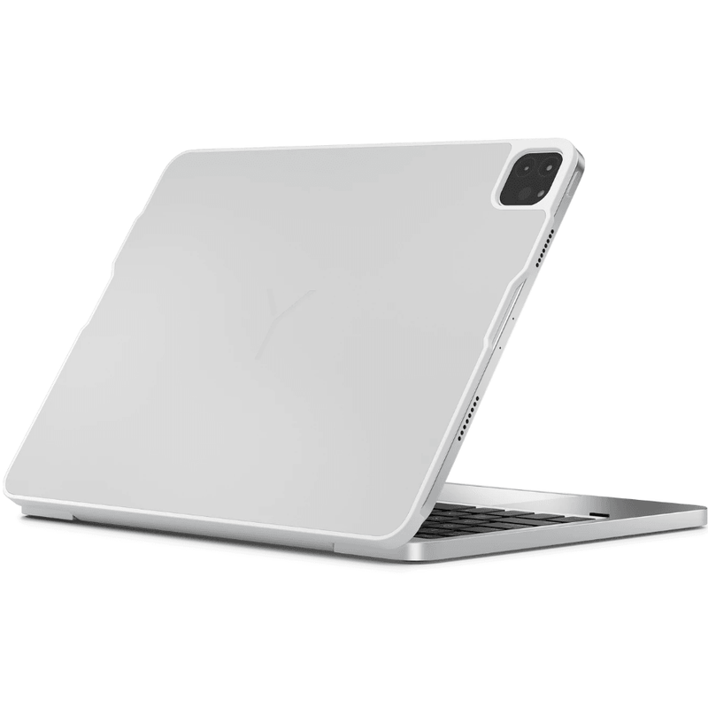 Brydge MAX+ Magnetic Keyboard Trackpad Case iPad Pro 12.9" 5th/4th/3rd Gen White Silver BRY6033 - SuperOffice