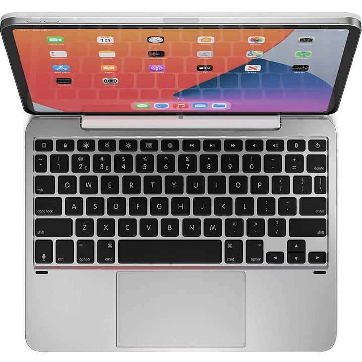 Brydge MAX+ Magnetic Keyboard Trackpad Case iPad Pro 3rd/Air 5th,4th 11" Gen White Silver BRY4033 (11") - SuperOffice