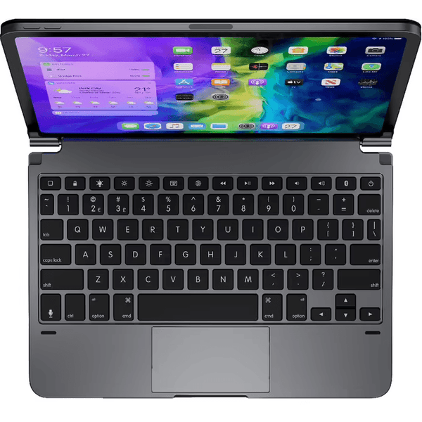 Brydge Pro+ Keyboard Trackpad Case iPad Pro 11" 3rd/2nd/1st Gen Space Grey BRYTP4012 - SuperOffice