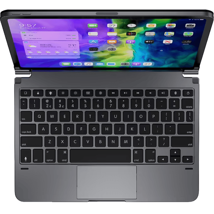 Brydge Pro+ Keyboard Trackpad Case iPad Pro 11" 3rd/2nd/1st Gen Space Grey BRYTP4012 - SuperOffice
