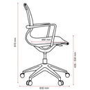 Buro Diablo Home Office Chair Black Frame With Arms PU Black 136-PU3 - SuperOffice