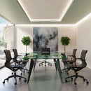 Buro Diablo Home Office Chair Black Frame With Arms PU Black 136-PU3 - SuperOffice