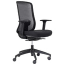 Buro Home Office Ergonomic Chair Mesh Back With Arms Black 159A-M3 - SuperOffice