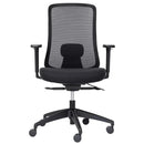 Buro Home Office Ergonomic Chair Mesh Back With Arms Black 159A-M3 - SuperOffice