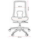 Buro Home Office Ergonomic Chair Mesh Back With Arms Black 159A-M3 - SuperOffice
