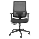 Buro Mantra Home Office Chair Mesh Back Ergonomic With Arms Black 137A-M3 - SuperOffice