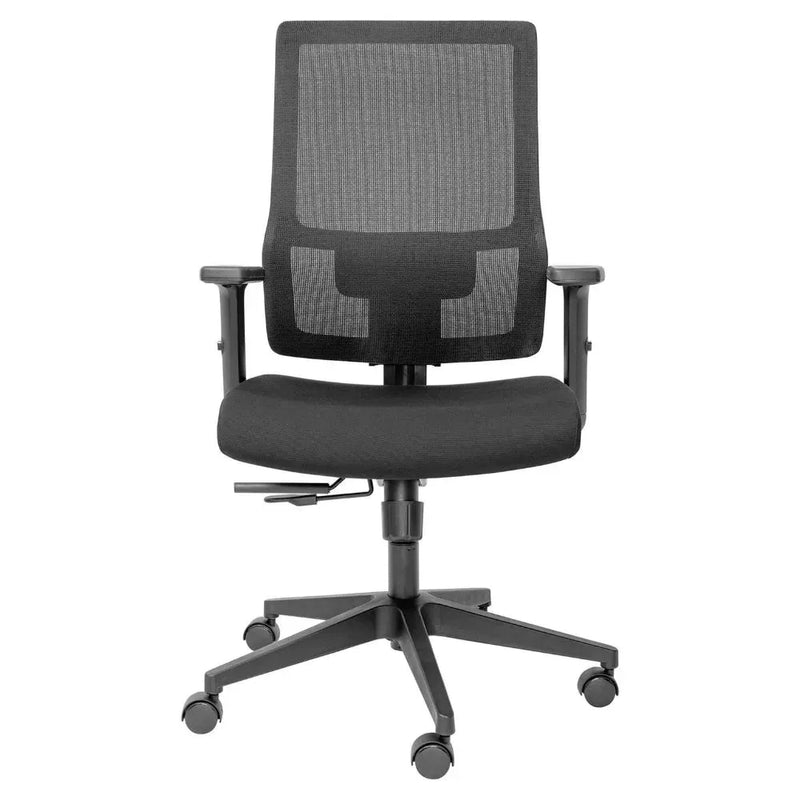 Buro Mantra Home Office Chair Mesh Back Ergonomic With Arms Black 137A-M3 - SuperOffice