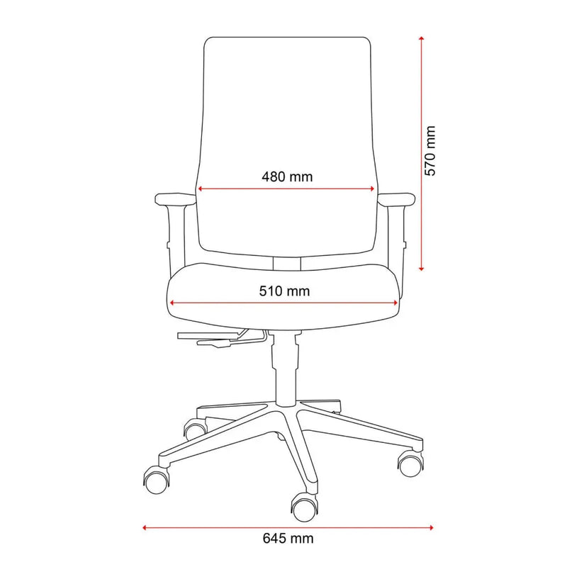 Buro Mantra Home Office Chair Mesh Back Ergonomic With Arms Black 137A-M3 - SuperOffice