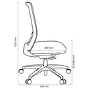 Buro Mentor Ergonomic Office Chair with Arms Mesh Back Nylon Base 132A-M3 - SuperOffice