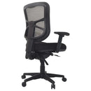 Buro Metro Ergonomic Office Chair Seat Slide Nylon Base with Arms Black 202A-N-M3-SS - SuperOffice