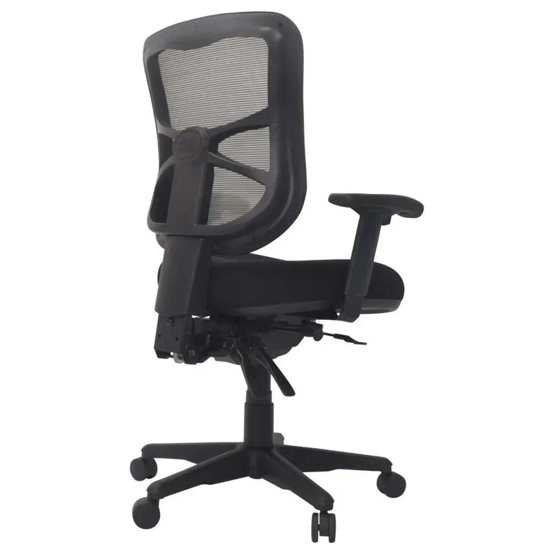 Buro Metro Ergonomic Office Chair Seat Slide Nylon Base with Arms Black 202A-N-M3-SS - SuperOffice