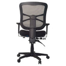 Buro Metro Ergonomic Office Chair Seat Slide Nylon Base with Arms Black 202A-N-M3-SS - SuperOffice