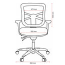 Buro Metro Ergonomic Office Chair Seat Slide Nylon Base with Arms Black 202A-N-M3-SS - SuperOffice