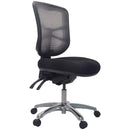 Buro Metro Ergonomic Office Chair Seat Slide Polished Aluminium Base Black 202-M3-SS - SuperOffice