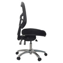 Buro Metro Ergonomic Office Chair Seat Slide Polished Aluminium Base Black 202-M3-SS - SuperOffice