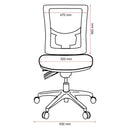 Buro Metro II Ergonomic Office Chair High Back Mesh Seat Slide Nylon Base Black 224-N-153-SS - SuperOffice