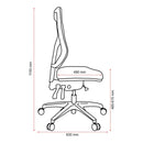 Buro Metro II Ergonomic Office Chair High Back Mesh Seat Slide Nylon Base Black 224-N-153-SS - SuperOffice