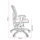 Buro Metro II Ergonomic Office Chair Mesh Seat Slide Nylon Base Black 222-N-153-SS - SuperOffice