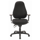 Buro Persona Office Chair Ergonomic Fabric with Arms Black 128-63 - SuperOffice