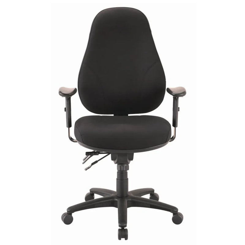 Buro Persona Office Chair Ergonomic Fabric with Arms Black 128-63 - SuperOffice