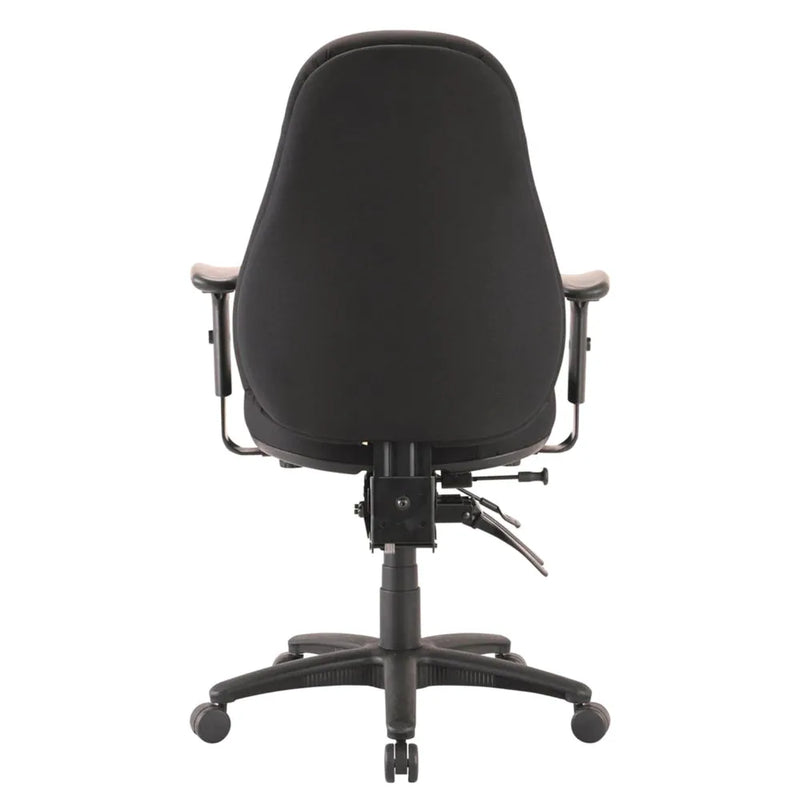 Buro Persona Office Chair Ergonomic Fabric with Arms Black 128-63 - SuperOffice