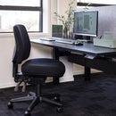 Buro Roma 3 Office Chair Lever Mid Back With Seat Slide Black 719-63-SS - SuperOffice