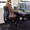 Buro Roma 3 Office Chair Lever Mid Back With Seat Slide Black 719-63-SS - SuperOffice