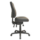 Buro Roma Office Chair 3 Lever High Back Dillon PU Seat Slide Vinyl Black 717-PU13-SS - SuperOffice