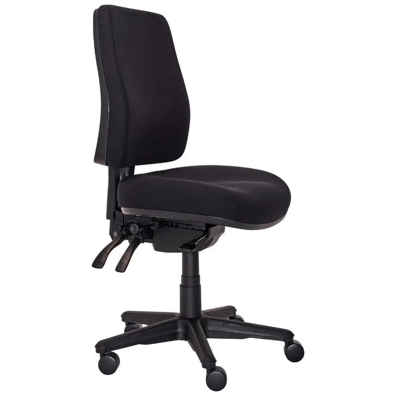 Buro Roma Office Chair 3 Lever High Back Seat Slide Black 717-63-SS - SuperOffice